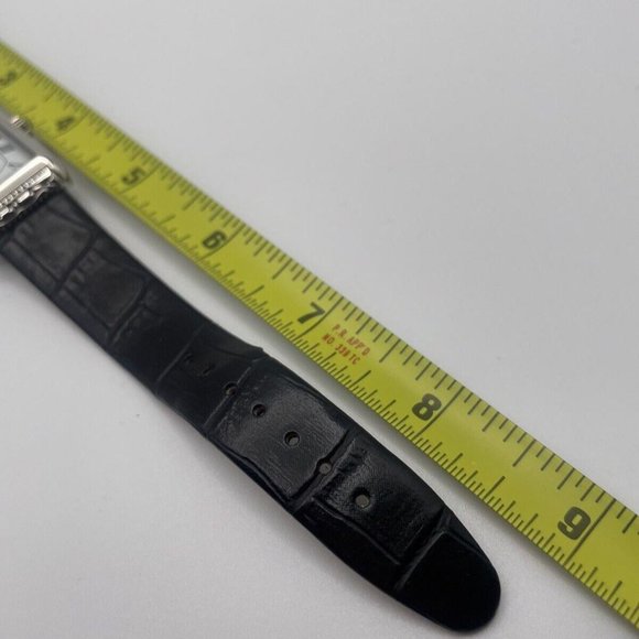 Working Coldwater Creek Watch Black Band / Silver Tone MSRP $59 Croc N Scroll - Picture 5 of 10